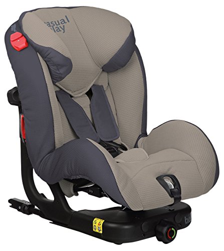 Casualplay Beat Fix, Silla de coche grupo 1 Isofix, marrón