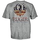 Special Edition Ruger American Adult T-shirt, print front and back (X-Large)