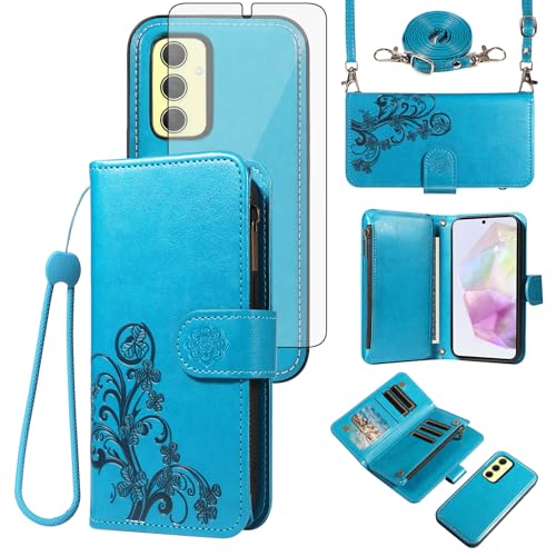 Housse Samsung Galaxy A35 5G Asuwish amovible pour ne plus perdre vos cartes