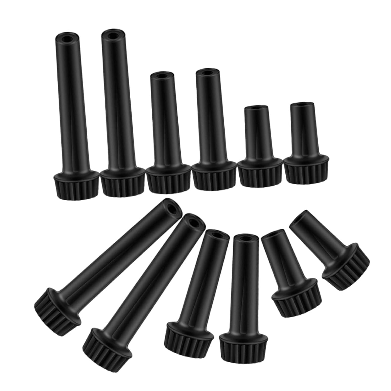 OSALADI 12 Pcs Extended Lamp Holder Accessories Lamp Switch Turn Knobs Light Switch for Lamp Light Socket Knob Lamp Replacement Device Lamp Part Lamp Switch Knob Lamp Fitting Black Plastic