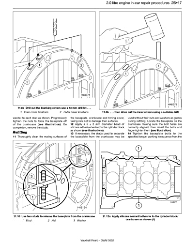 Vauxhall/Opel Vivaro & Renault Trafic Diesel (May ’01 to Apr ’14 (Y to 14 reg)
