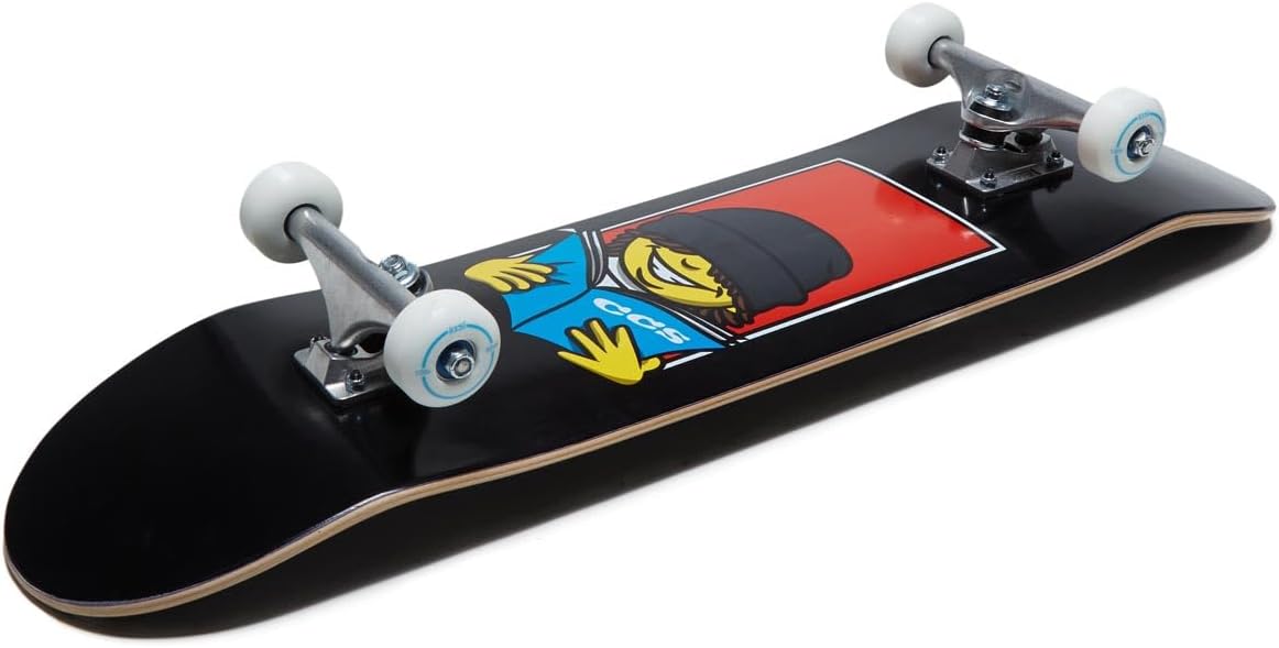 [CCS] Graphic Skateboard Complete | Maple Wood | Professional Grade | Fully Assembled with Skate Tool & Stickers | Adults, Kids, Teens, Youth | Boys & Girls