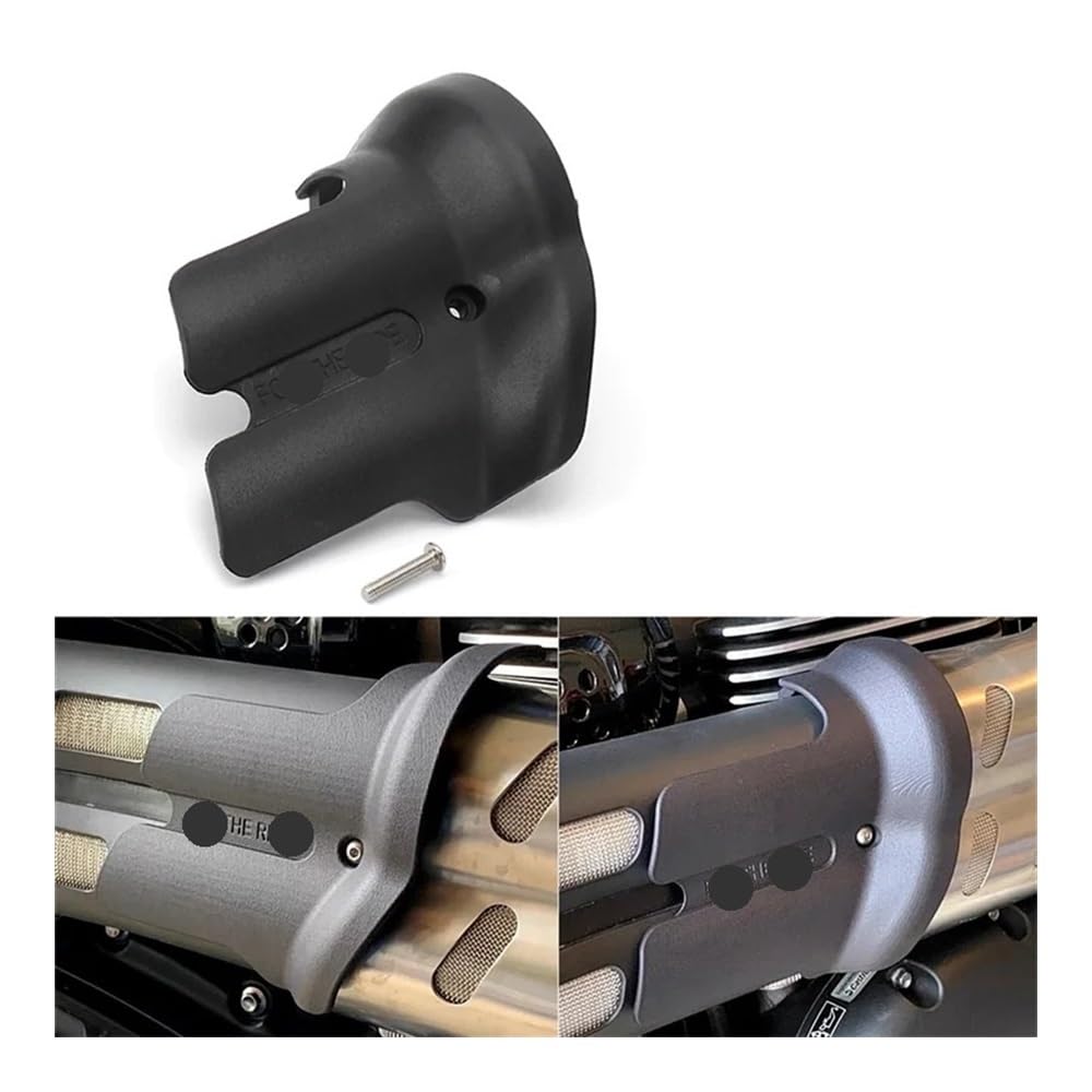 Scudo Termico Scarico Moto Accessori Di Protezione Della Copertura Dello Scudo Termico Del Tubo Del Silenziatore Di Scarico Curvo Per Moto Per Scrambler Per SCRAMBLER 1200