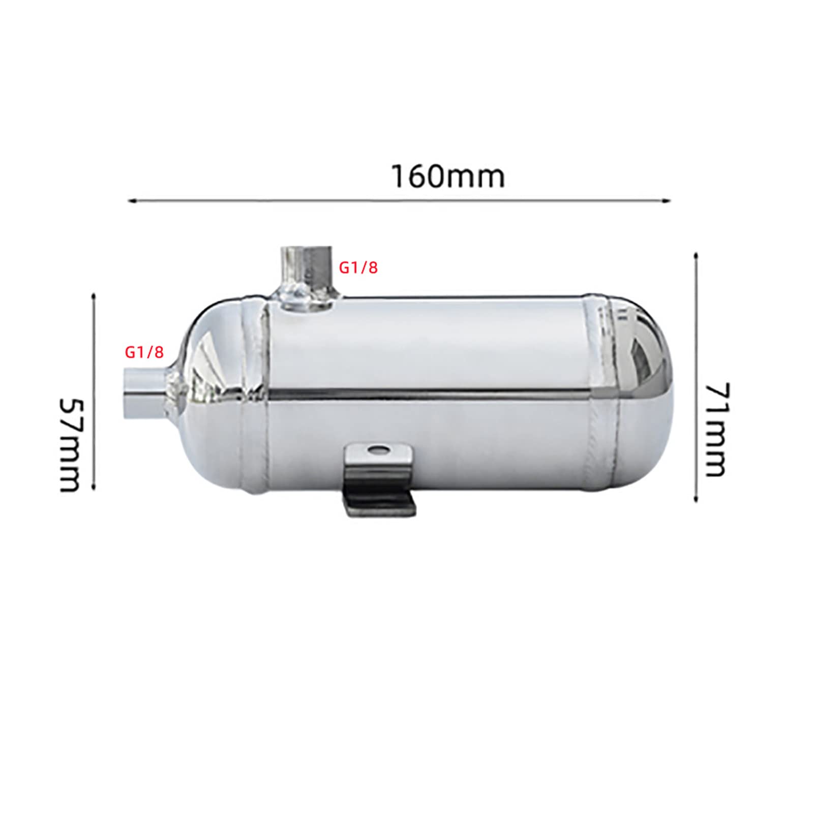 Amazon | Jieoto 0.3L 空気貯蔵タンク 304 ステンレス鋼 G1/8