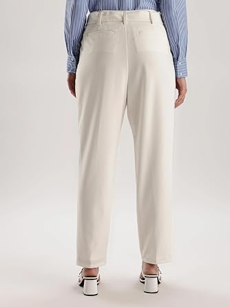 Calvin Klein Jeans Womens Straight Leg Belted Tie Waist Pant