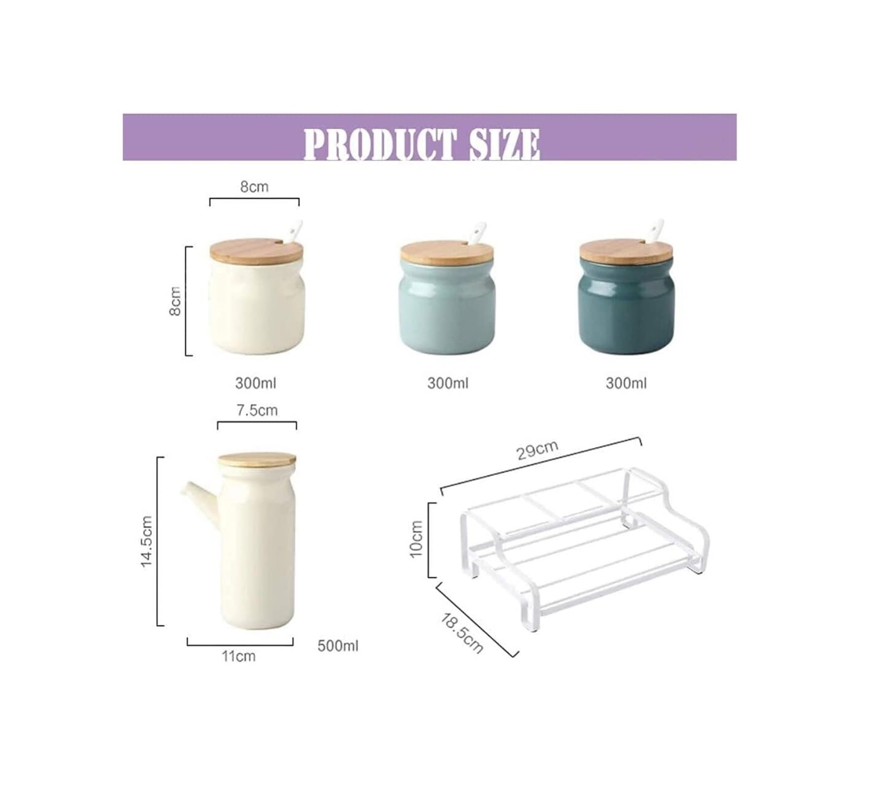 Set dispenser per olio e aceto, in ceramica, eleganti bottiglie per salsa di soia, wasabi, succo di sushi, contenitori perfetti per condimenti da cucina e sala da pranzo