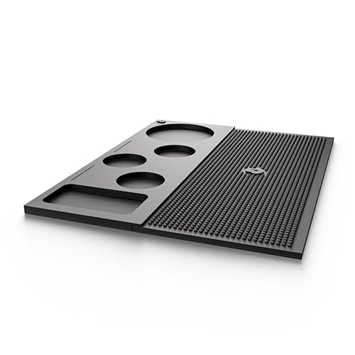 3-in-1 Modular Barista Mat | Coffee Bar Tamping Mat |