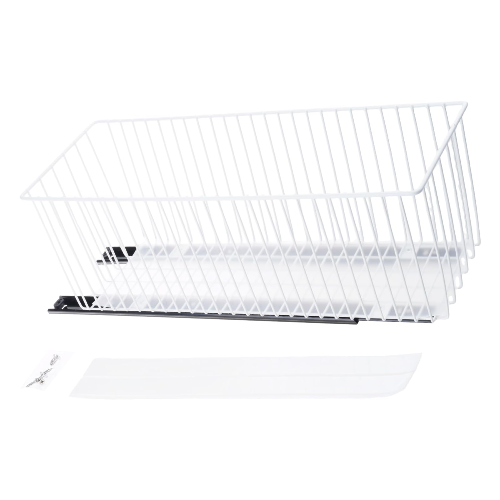 Genérico Cesta de Almacenamiento retráctil para organización del hogar, Ideal para gabinetes de Cocina y estantes de baño, Cesta de Almacenamiento de gabinete de diseño de Acero Carbono