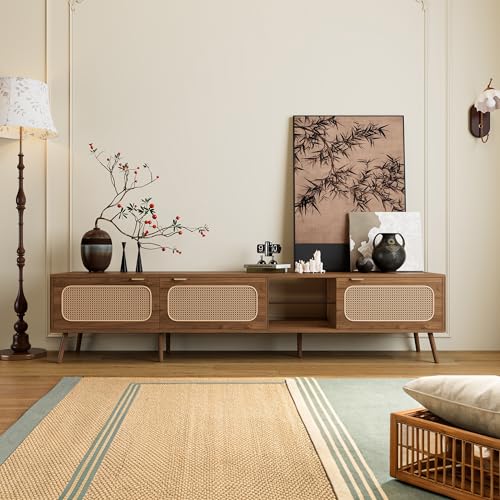 Marzzi Boho TV Stand for 85 Inch TV, 78