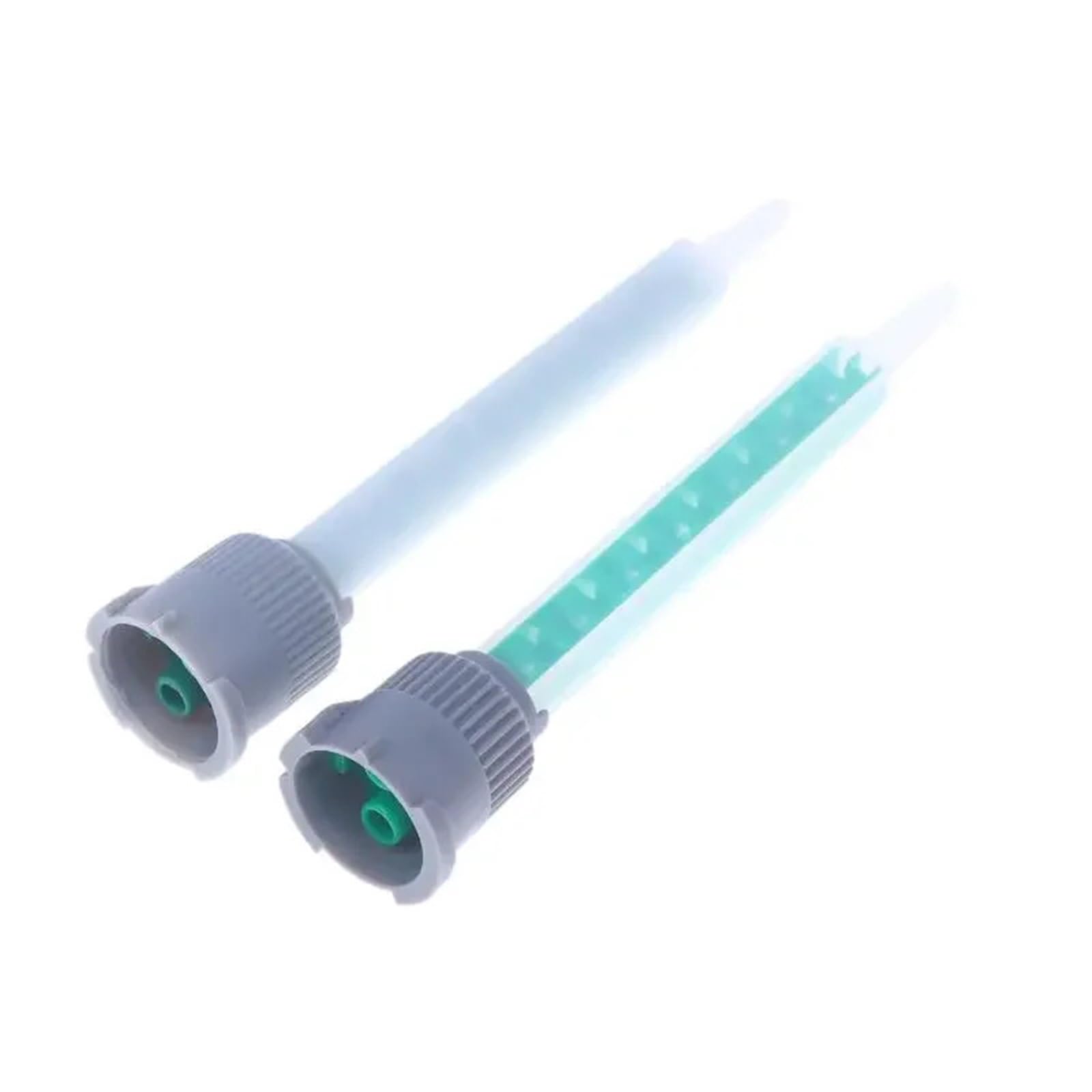Square Static Mixer Nozzle Tube Tip 50pcs Plastic Epoxy Adhesive Mixing Nozzle Static Mixing Nozzle MB5-16L Mixing Tube for AB Glue Gun Liquid Mixer(ColorA2)
