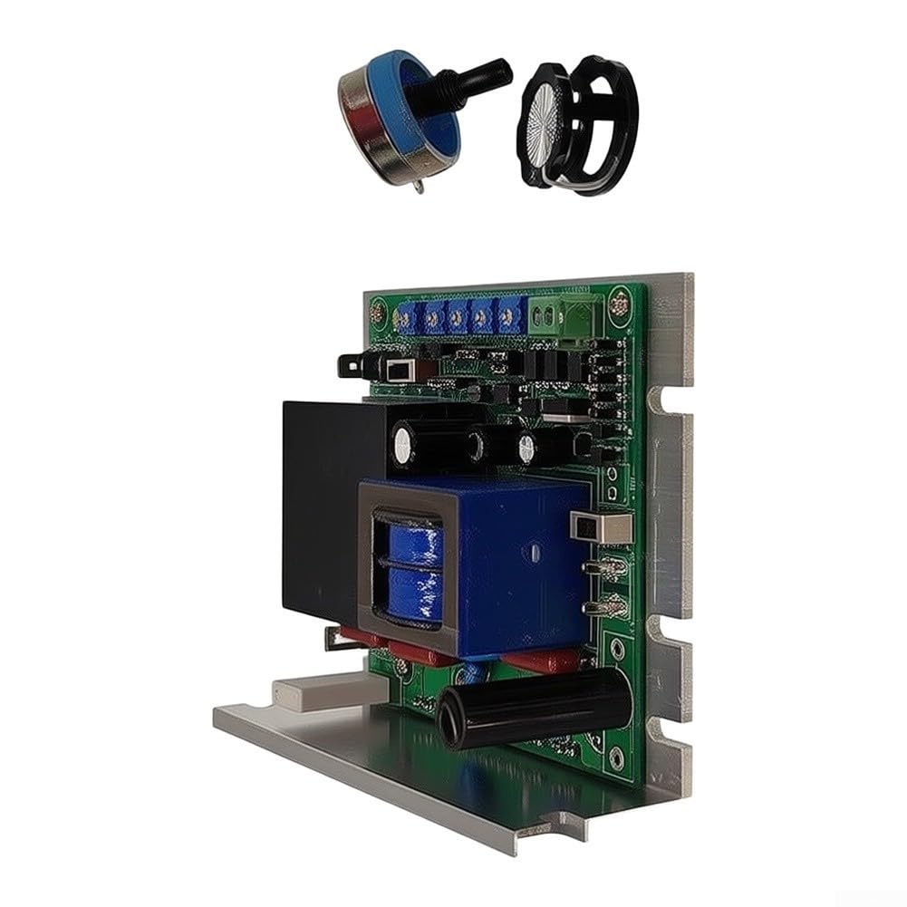 DC Motor Controller 115/230V 10A 500W Drehzahlregler für Gleichstrommotoren für pwm Stufenlos einstellbar mit Potentiometer 0-90V bis 220V Ausgang Industrie Antrieb