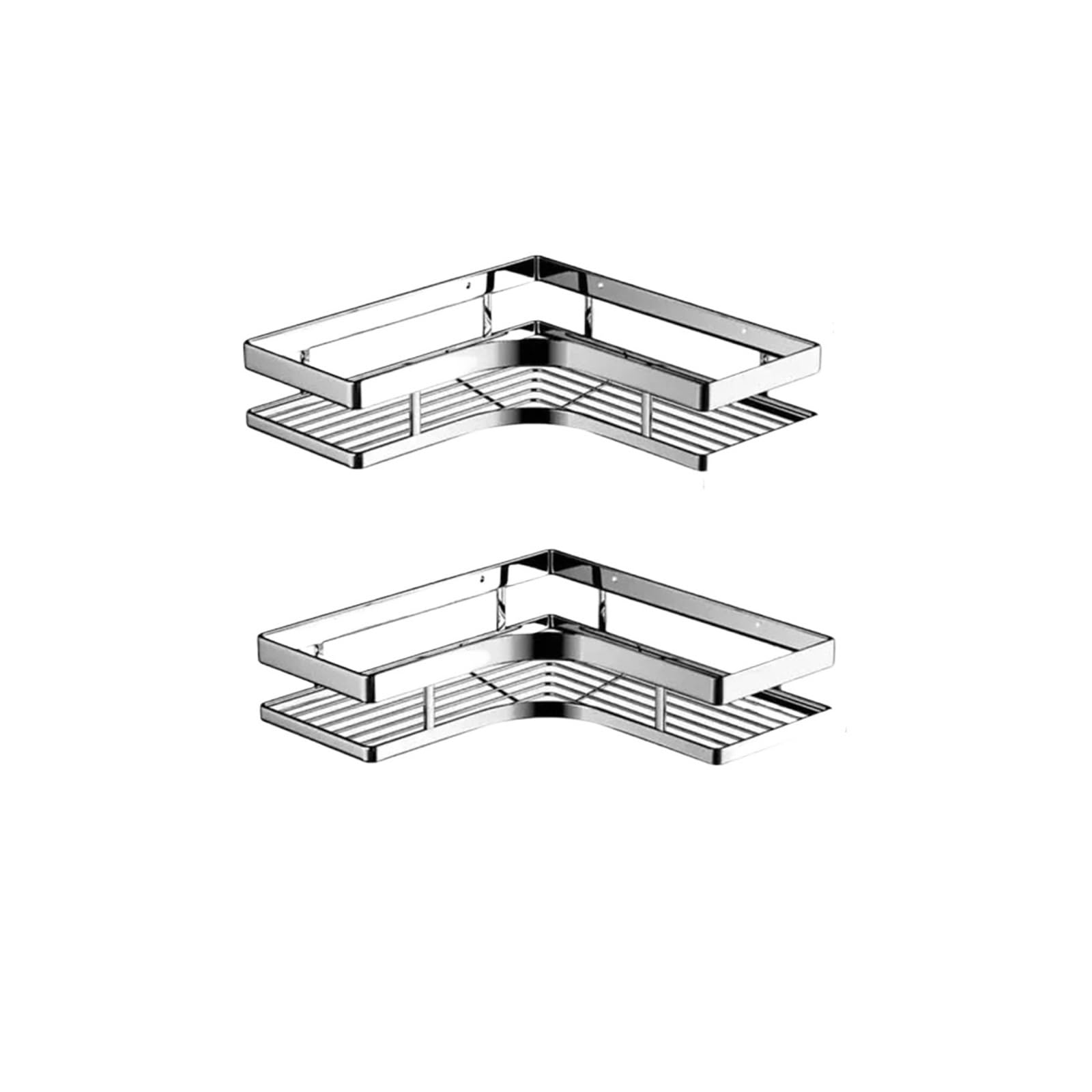 Soporte triangular ZG4628A2 con adhesivo resistente para baño sin taladro