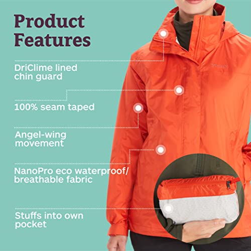 Image of Women's Precip Eco Waterproof Rain Jacket