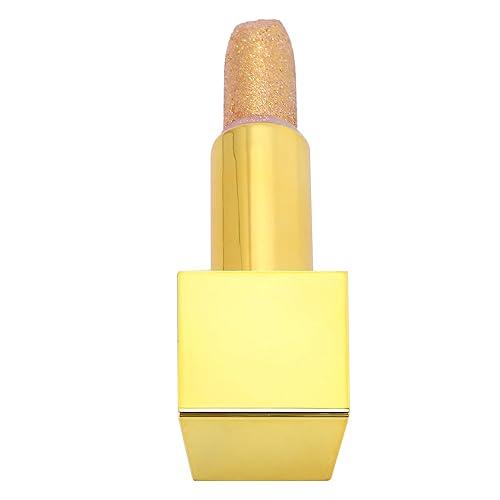 Miniatura 9 de Barra de labios Gold Bar de 0.12 oz, de larga duración, hidratante y suave maquillaje de labios cosméticos (lápiz labial dorado 1 # edición