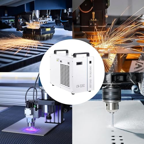 Water Chiller for Cold Plunge - Large Safe Cold Plunge Water Chiller | Industrial Cold Plunge Chiller with Viewing Window for Engraving Machines, Summer & Winter