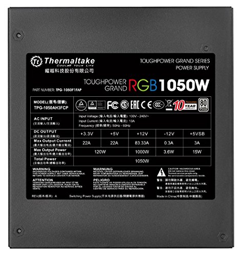 Build My PC, PC Builder, Thermaltake Toughpower Grand 1050
