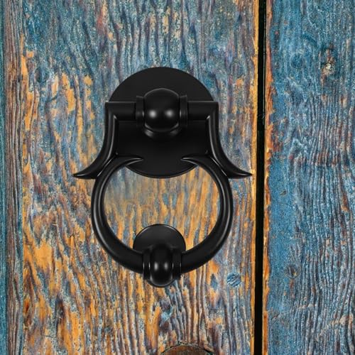 Aldaba de puerta de entrada PRETYZOOM elegante en aleación de zinc robusta 5