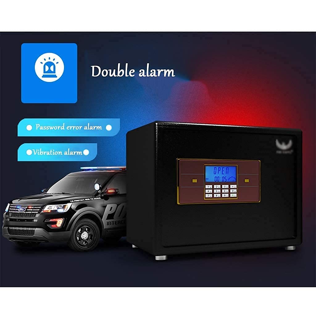 Caja Fuerte De Alta Seguridad, Cajas Fuertes De Gabinete Seguro, Caja Fuerte Con Contraseña Electrónica, Casillero Pequeño Multifuncional De Doble Capa Antirrobo De Acero Para Cajas Fuertes De Pared