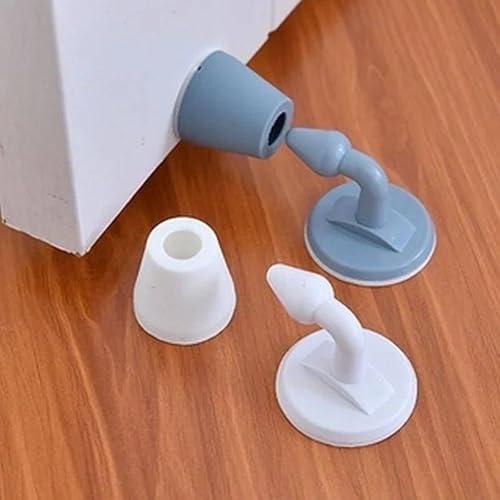 Trava de Porta Batente Fixador Prendedor Adesivo Amortece Impacto Batedor Peso Segurador