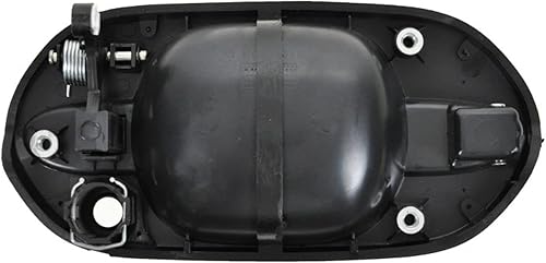 Miniatura 331 de TRQ Manija de la puerta exterior trasera izquierda del lado del conductor negra compatible con Honda Civic 2001-2005