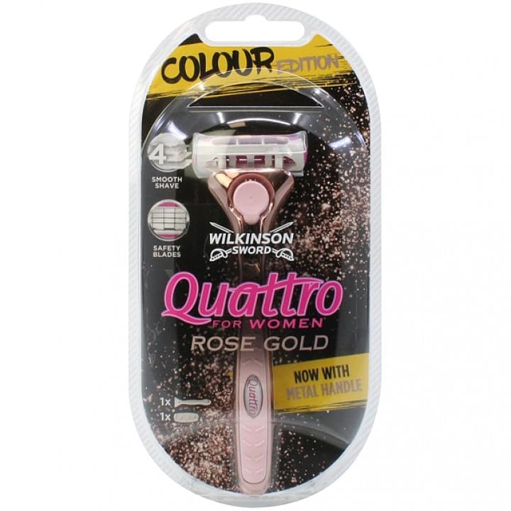Wilkinson Quattro For Women Razor Rose Gold