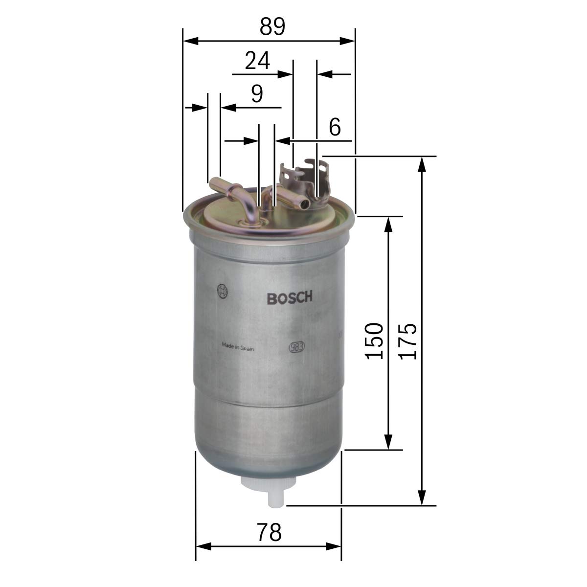 Bosch 450906174 Kraftstofffilter : Amazon.de: Auto & Motorrad