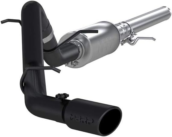 S5338BLK 3" Cat Back Exhaust System (Single Side Exit Black)