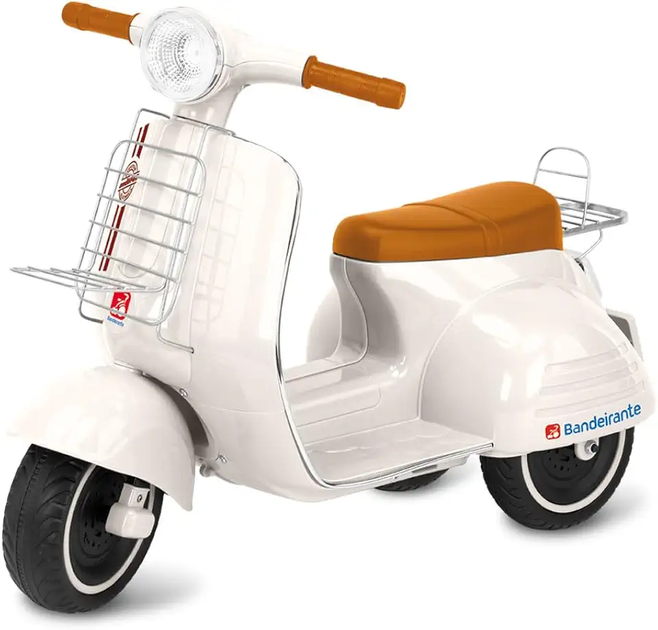 Scooter Banderetta Eletrica 6V Off White Bandeirante