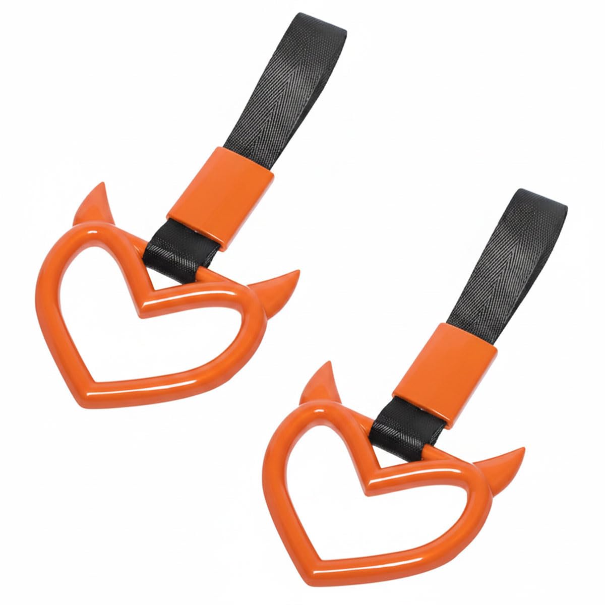 Amazon.com: smilfuy 2PCS Devil Heart Handle Ring, Rear Bumper
