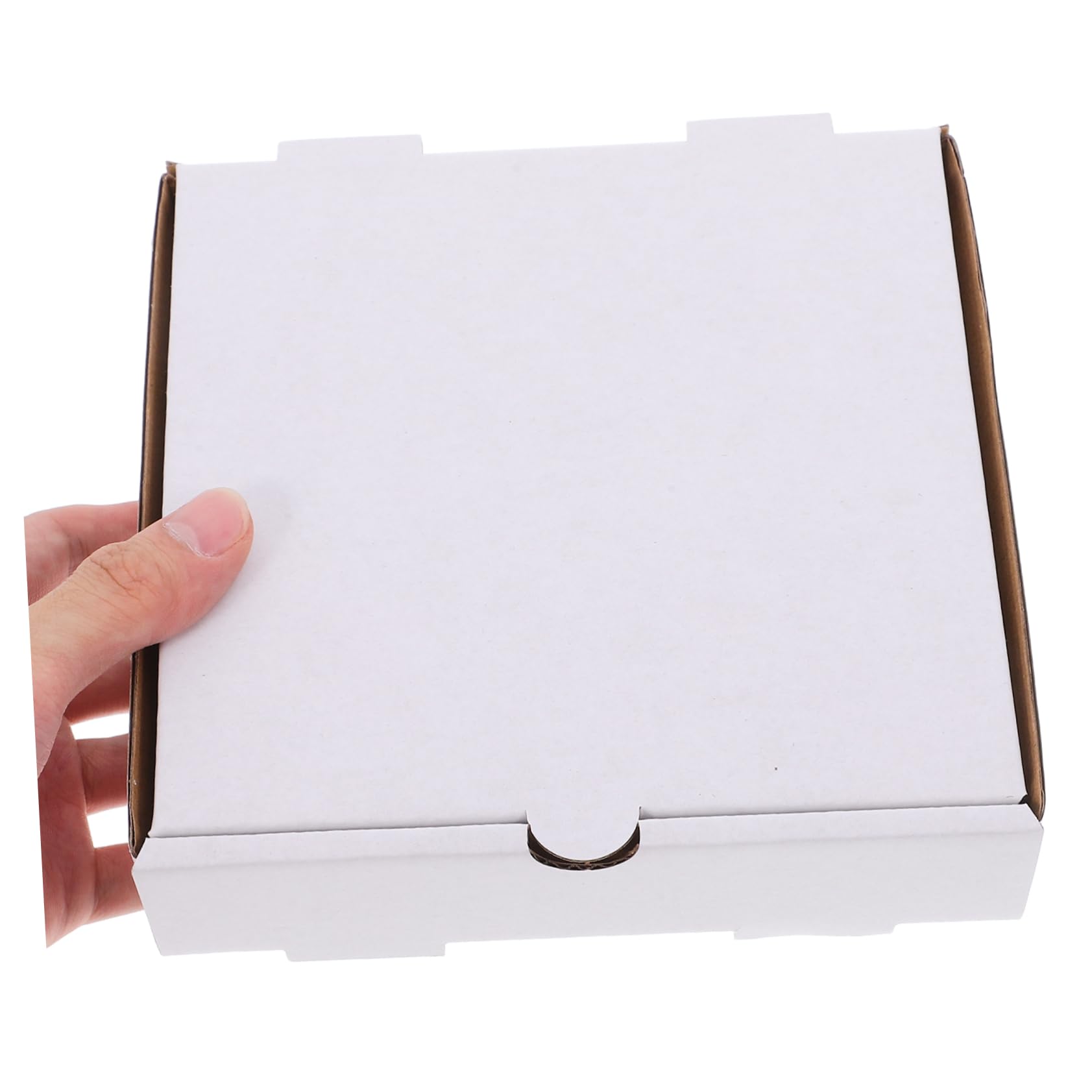 UKCOCO 30pezzi Scatole Di Cartone Ondulato Per Pizza Scatole Vuote Per Asporto e Spedizione Bianche Per Pizza Torte e Biscotti