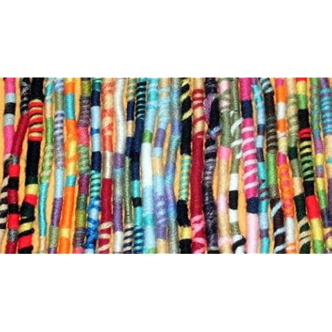 Surprise Colors Hippie Hair Extension, Qty: 1 Dreadlocks Accessory, Dread Wrap, Hair Fall, Hair Wrap, Colorful Accessories for Dreads, Braids, Curls … Cover