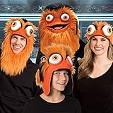 Family NHL's Philadelphia Flyers Gritty Mascot Head-wear 4 Piece Fan Pack, One Size Orange