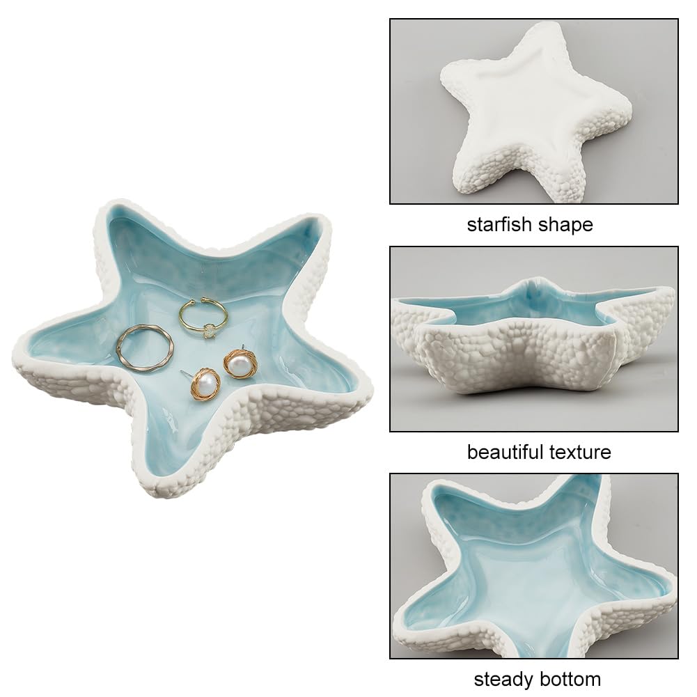Vassoio per gioielli a forma di stella marina esposore