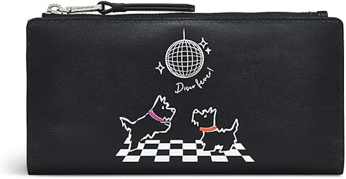 RADLEY London Disco Fever - Cartera grande plegable, Negro -, Cartera de cuero para mujer