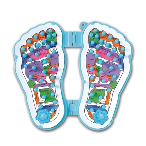 YAFLUG Esterilla Acupresión para Pies, Alfombrilla Masajeadora Profesional Anti-Fatiga, Terapia Reflexología Podal con Nódulos, Alivia Dolor y Mejora Circulación, Ideal para Casa/Oficina