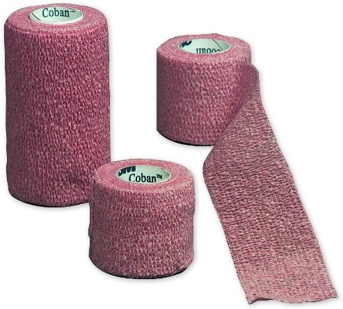 3M Coban Self-Adherent Wrap 1" x 5 yd TAN Case: 30
