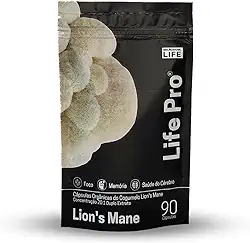 Extrato Lions Mane 90caps | Foco Concentração E Memória | Microdose Life