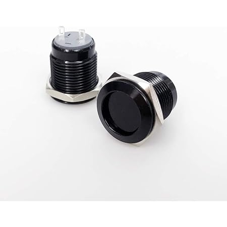 UXCELL 2 Pcs Switches 16mm Latching Push Button Switch Green Square Button 1 NO UXCELL 2 Pcs Switches 16mm Latching Push Button Switch Green Square Button 1 NO