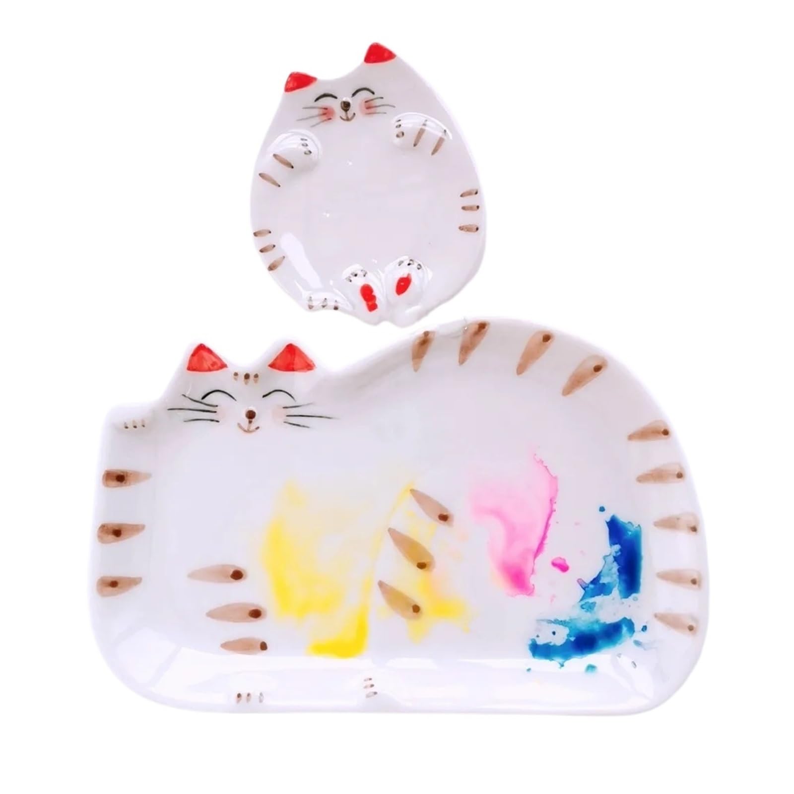 Palette en céramique pour aquarelle : finie la peinture qui perle sur le plat de couleurs