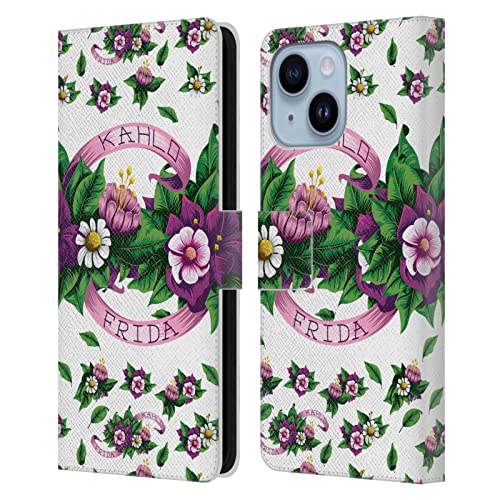Étui portefeuille iPhone 14 Plus Frida Kahlo anti-choc et rayure