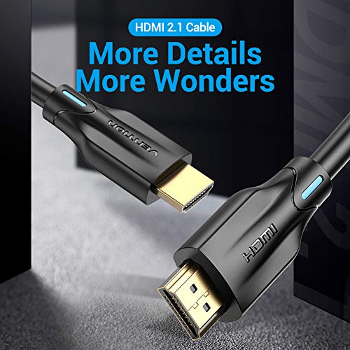 Vention AAN 8K HDMI Cable, 1 Metre Length, Black - Image 3