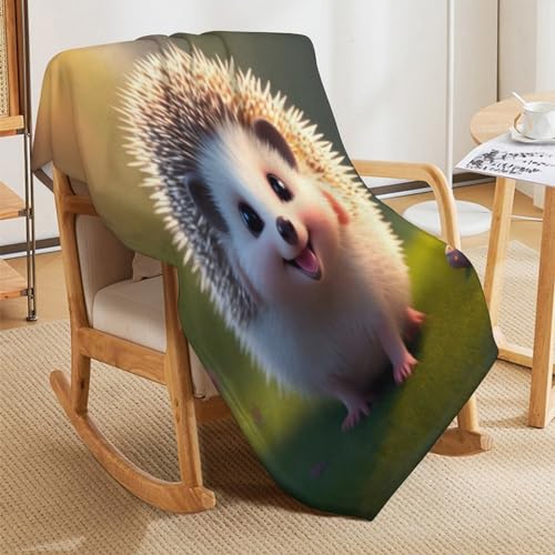 Tapis douillet hérisson couverture thermique chaude et facile à manipuler