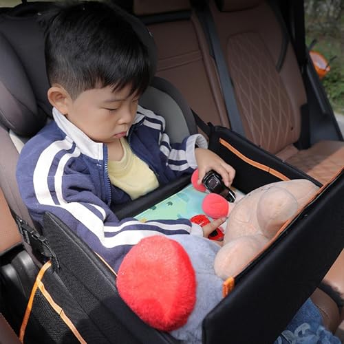 Plateau voiture et organisateur de voyage pour ordinateur, tablette ou goûter
