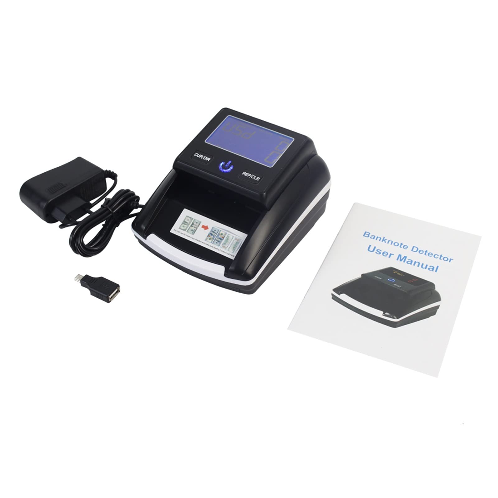 Counter Machine Monti Rilevatore di denaro con batteria ricaricabile for le banconote rilevanti(LED with battery)