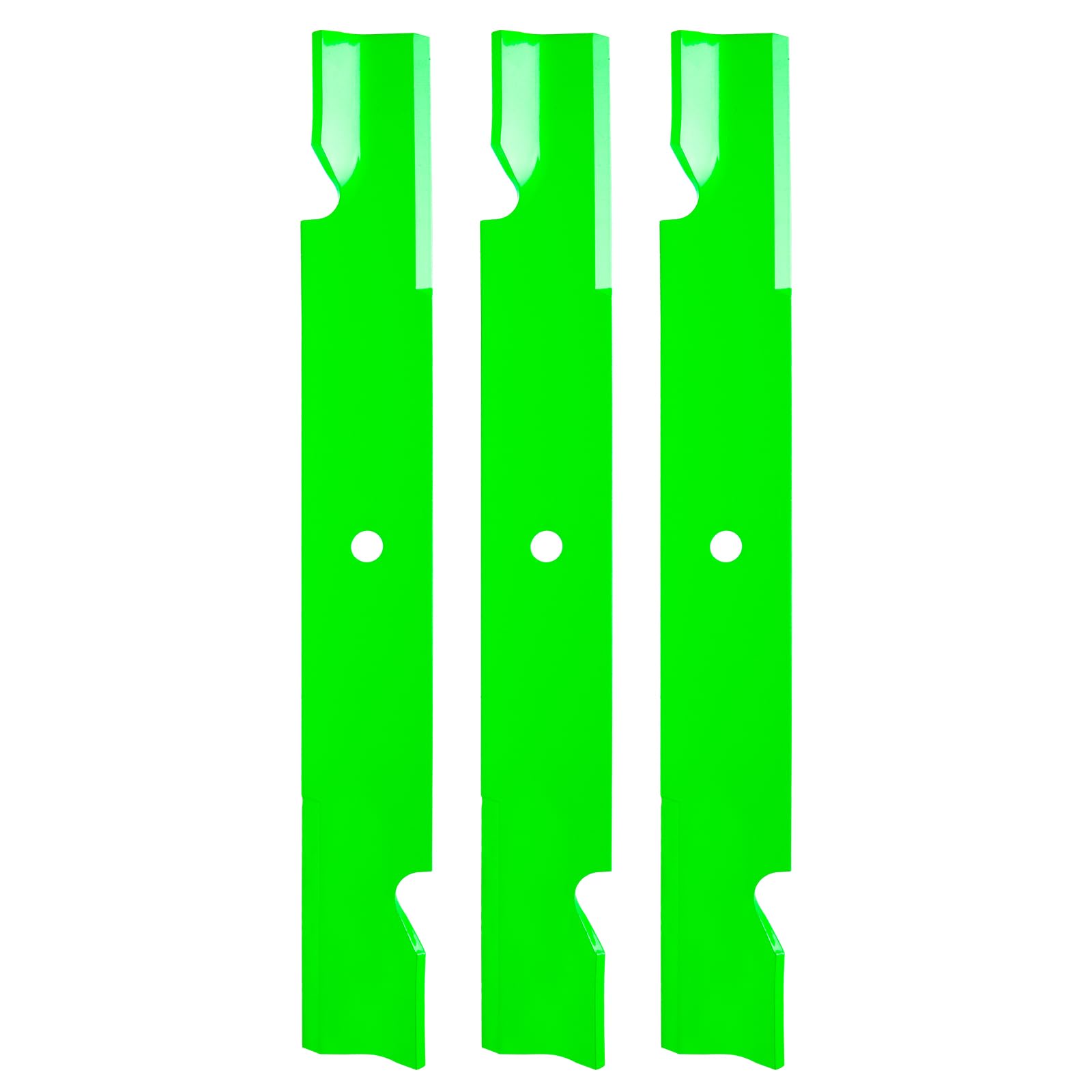 115-9649-03 Fit for Toro 60 Inch Blades High Lift Time Cutter MX6000 MX6050 MX6080 ZX6000 Ex Mark Lazer Z Turf 60 Deck Mower Replace 105-7718-03 103-2530 115-9649 Blade 3 Pack