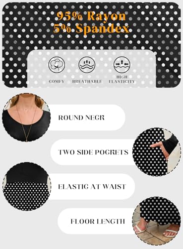Image of DEARCASE Women's Maxi Dress Long Sleeve Crewneck Empire Waist Long Dresses | Empire Waist,round neck,floor length, dual side pockets, A-line,fall winter long dresses for wedding guest,party,vacation