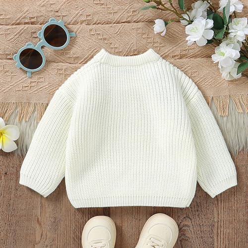 Girls Cartoo𝐧 Dinosaur Print Sweater Cute Long Sleeve Crewneck Knit Pullover Unisex Mash Long Sleeve Knitwear4