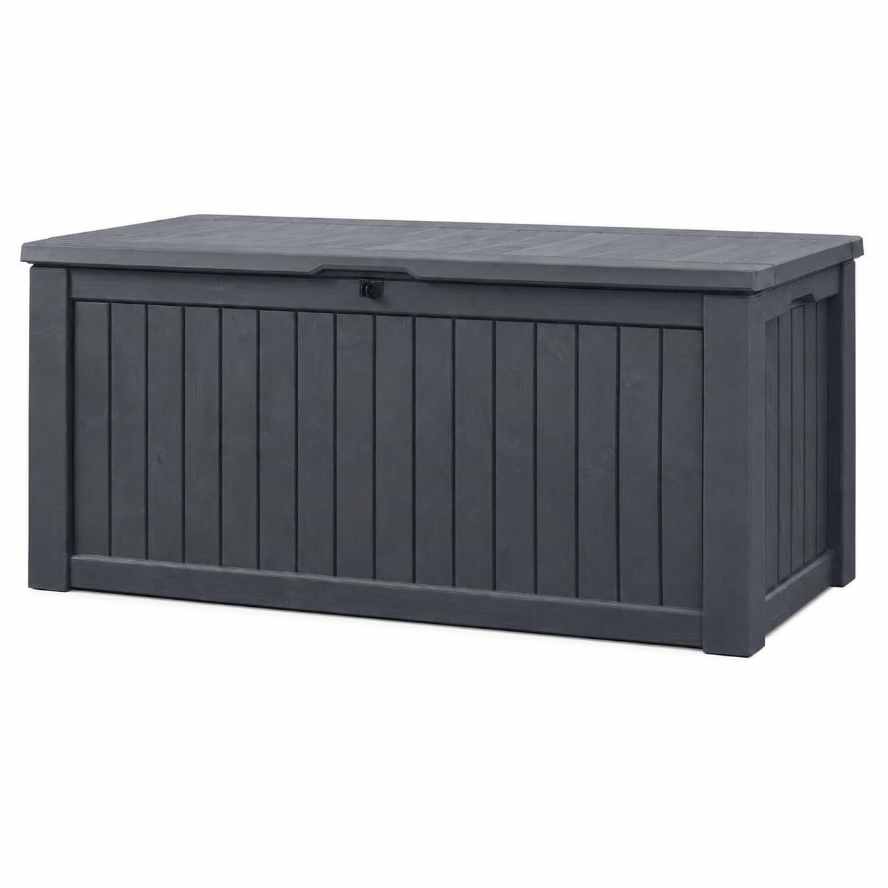 Cassapanca/cuscino Box koll Living 570 litri L 100% impermeabile L uebler con ventilazione non odore/muffa L moderno effetto legno L Deckel portata fino a 250 kg (2 persone)