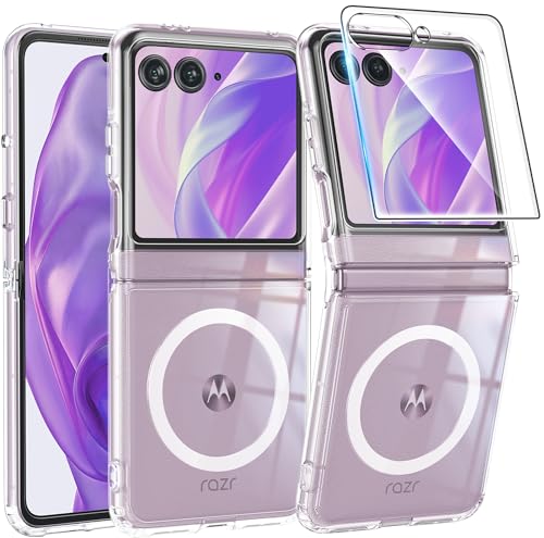TORRAS Magnetic Clear Case for Motorola Razr+