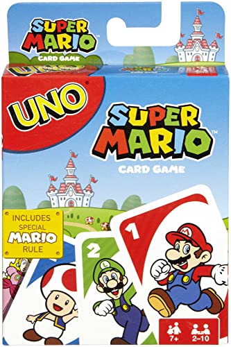 Mattel Games - UNO Versione Super Mario Bros, Gioco di Carte per...